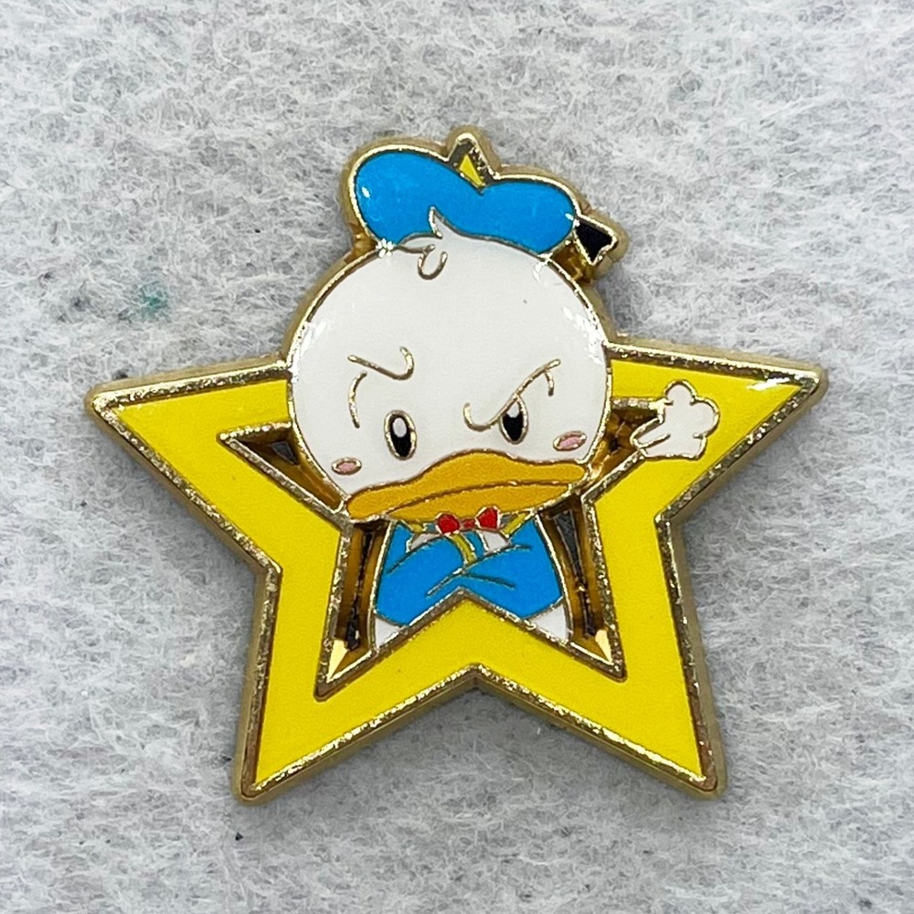 🔮 5/$25 Disney Star Angry Donald Duck Pin
